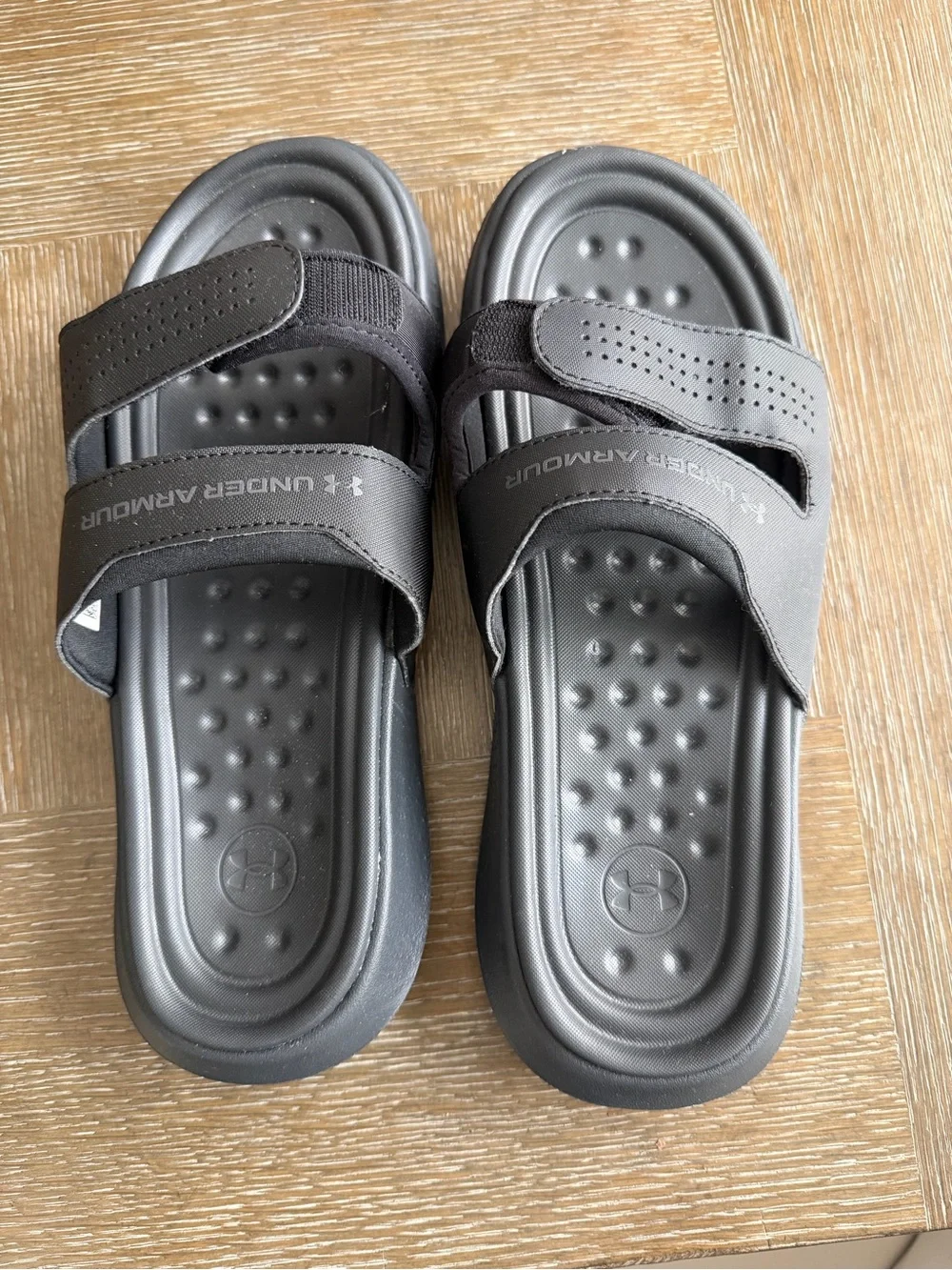 Under Armour Mercenary Slide Sandals Black Jet Grey Size 11